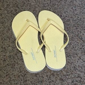 Old Navy Flip Flops Yellow